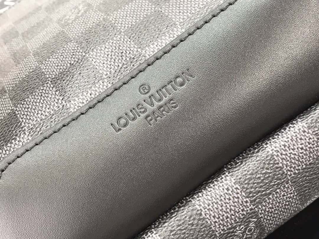 Louis Vuitton Damier Graphite Mens Avenue Replica Sling Bag  Black Gray N40403