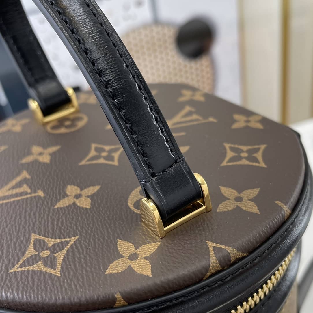 Louis Vuitton Cannes Monogram Reverse Womens Vanity Bag Replica Yellow M43986