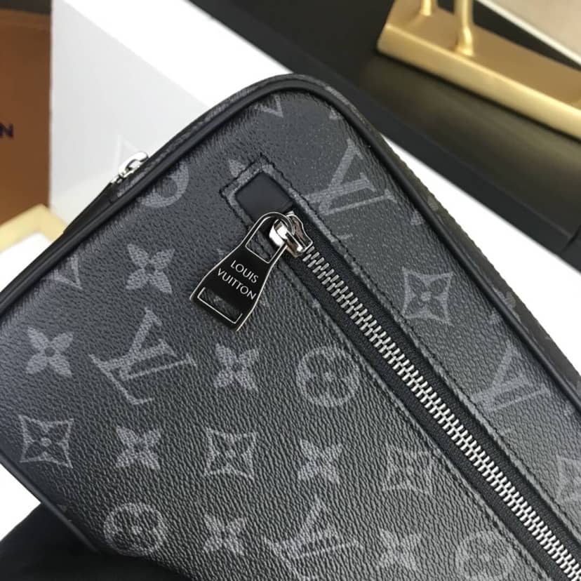 Louis Vuitton PM Monogram Eclipse Trousse Toilette Replica Pouch M43384
