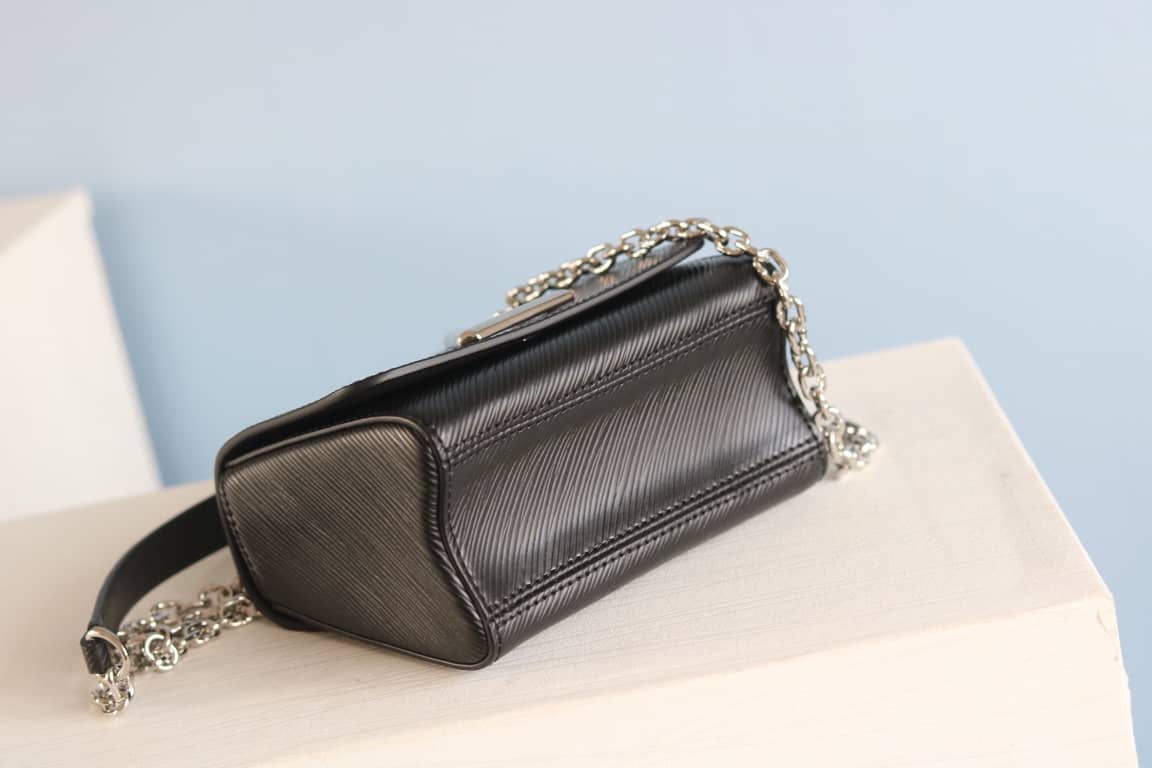 Louis Vuitton Replica Twist MM Epi Leather Bag Black