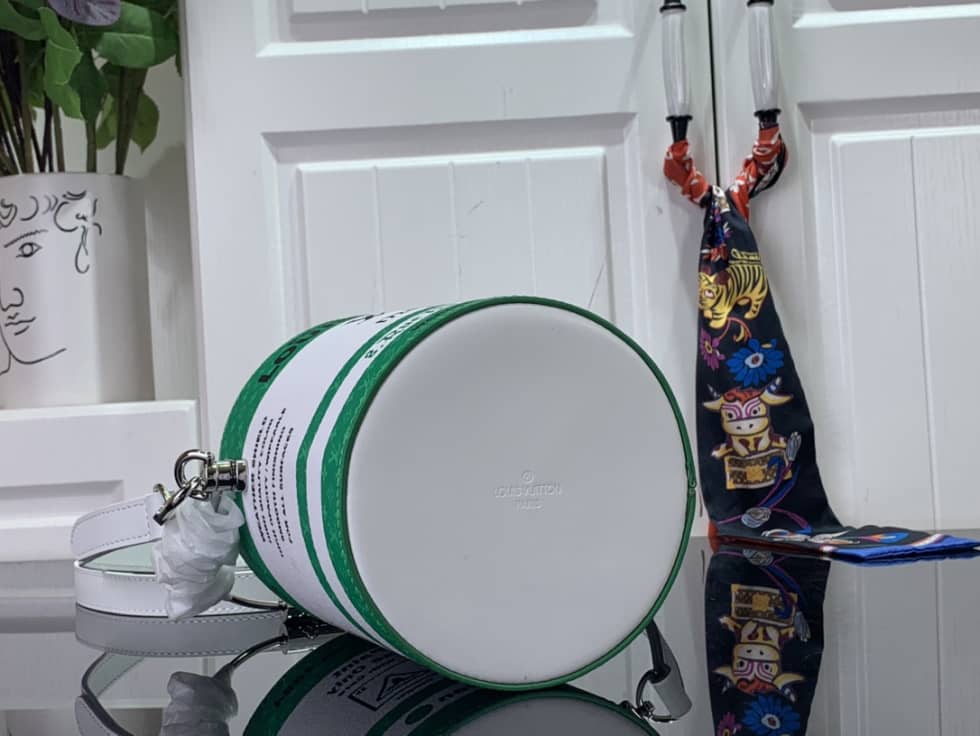 Louis Vuitton Paint Can Small Green M81592 Replica Bucket Bag