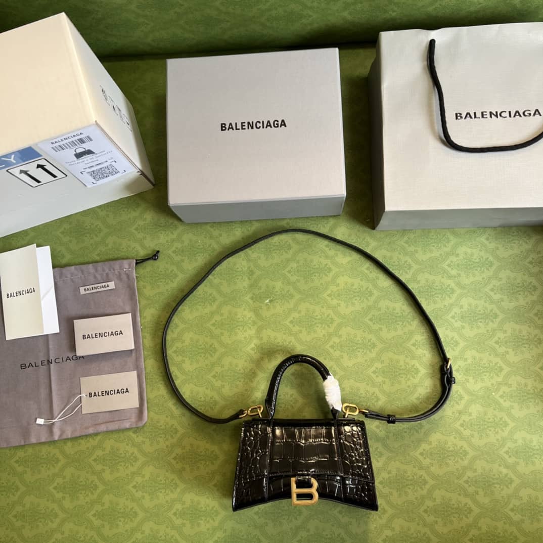 Best Replica Balenciaga Hourglass Replica Crossbody Bag(ColaReps)