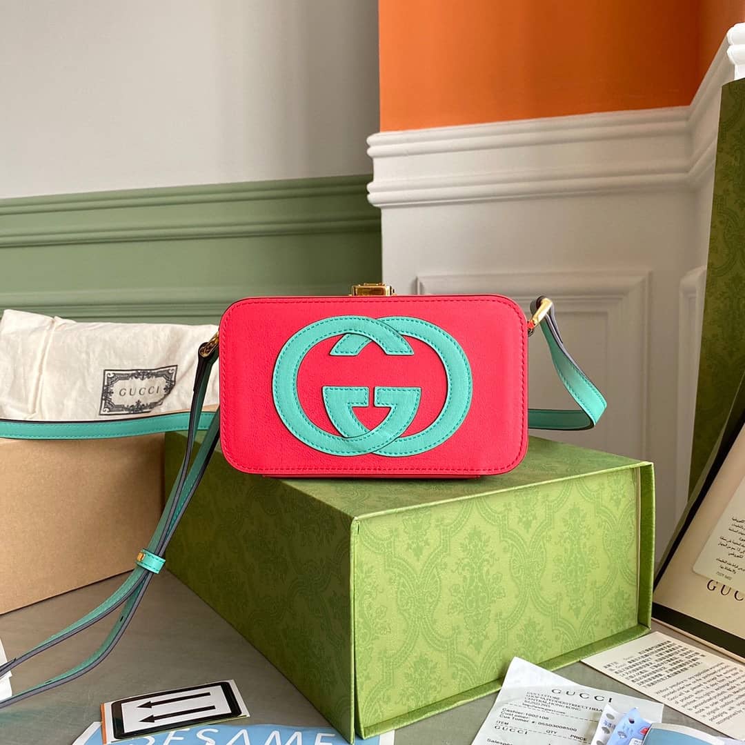 Gucci Interlocking G Mini Bag Replica Red 658230