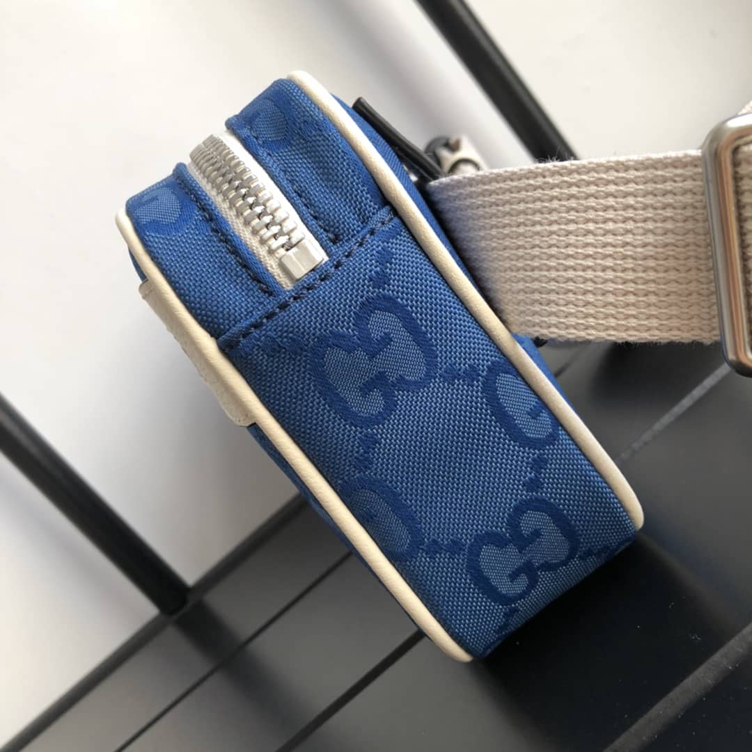 Gucci Off The Grid GG Belt Bag Replica Blue 631341