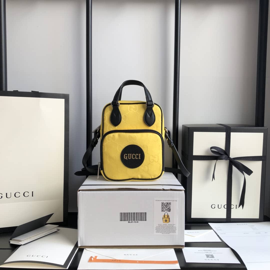 Gucci Off The Grid Crossbody Bag Replica Yellow 625850