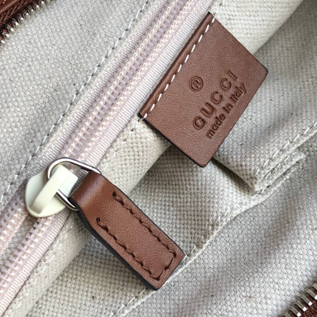 Gucci GG Canvas Shoulder Bag Replica Brown 308930
