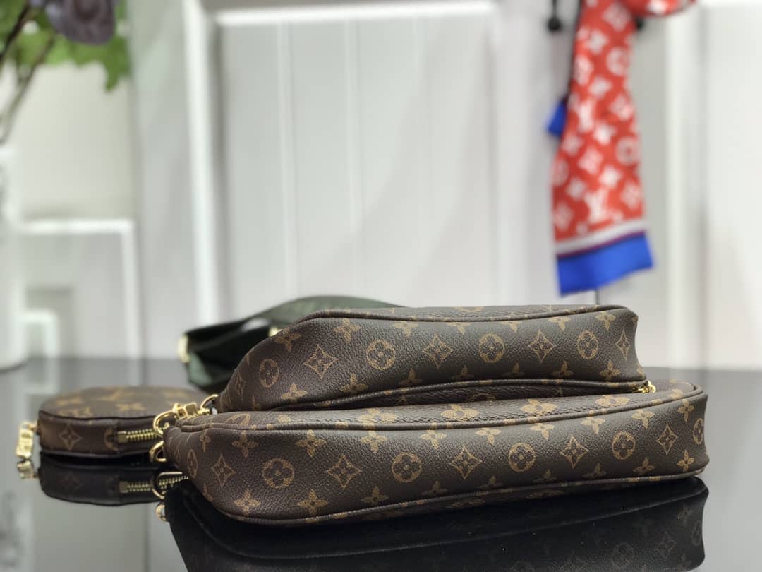 Louis Vuitton Monogram Canvas Multi Pochette Replica Green M44823