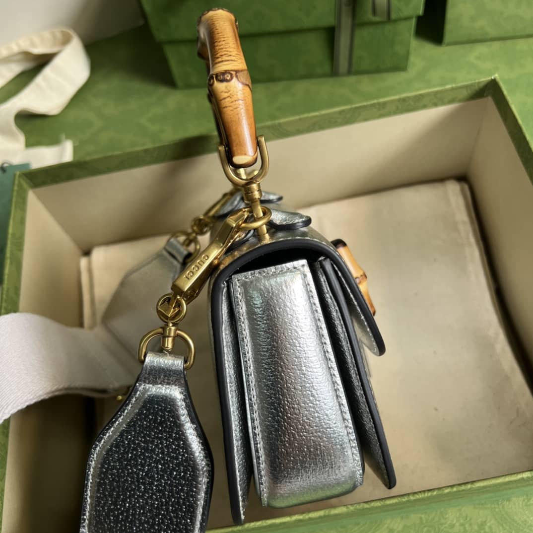 Gucci Bamboo 1947 Mini Top Handle Shoulder Bag 686864 Replica