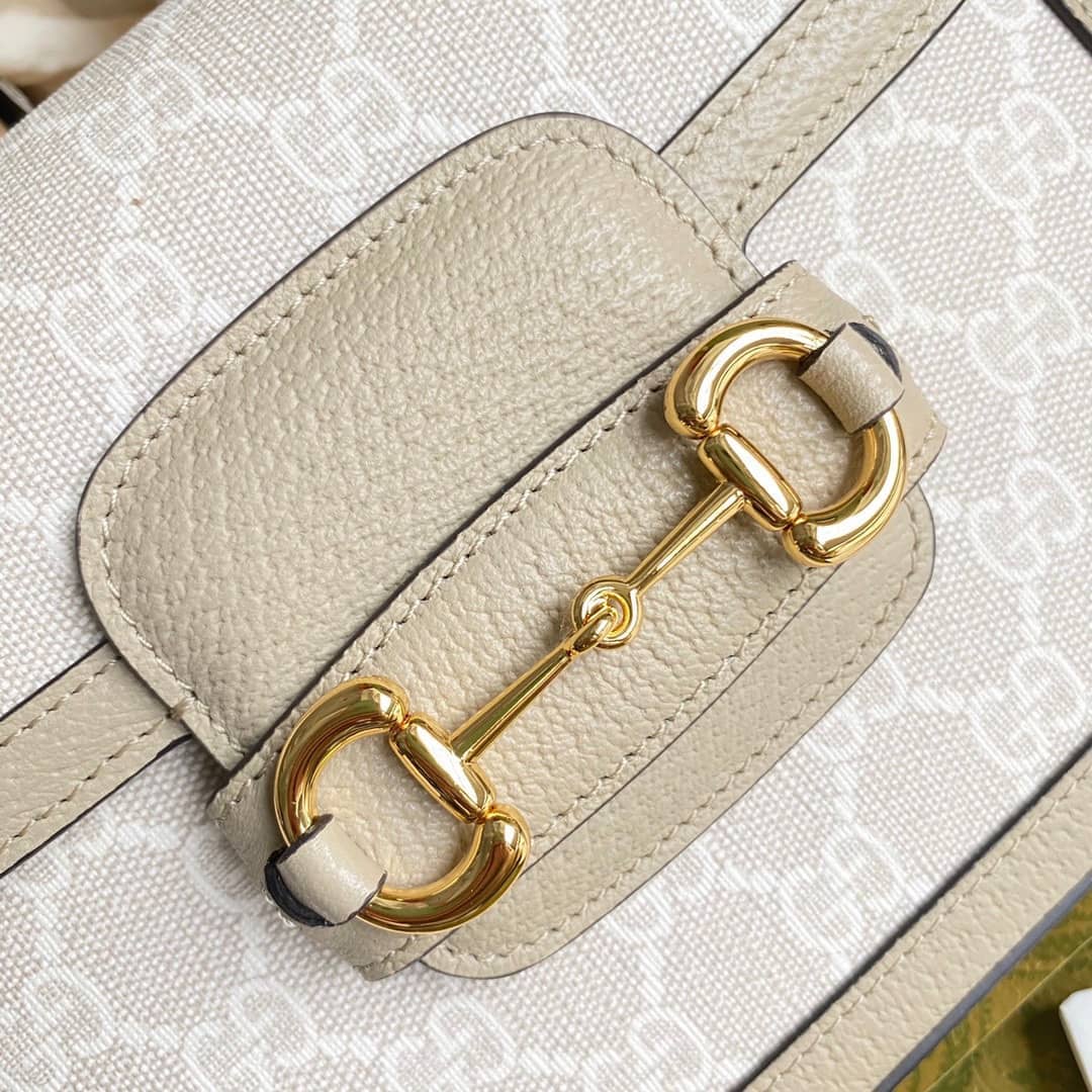 Gucci Horsebit 1955 Mini Shoulder Bag White 658574 Replica