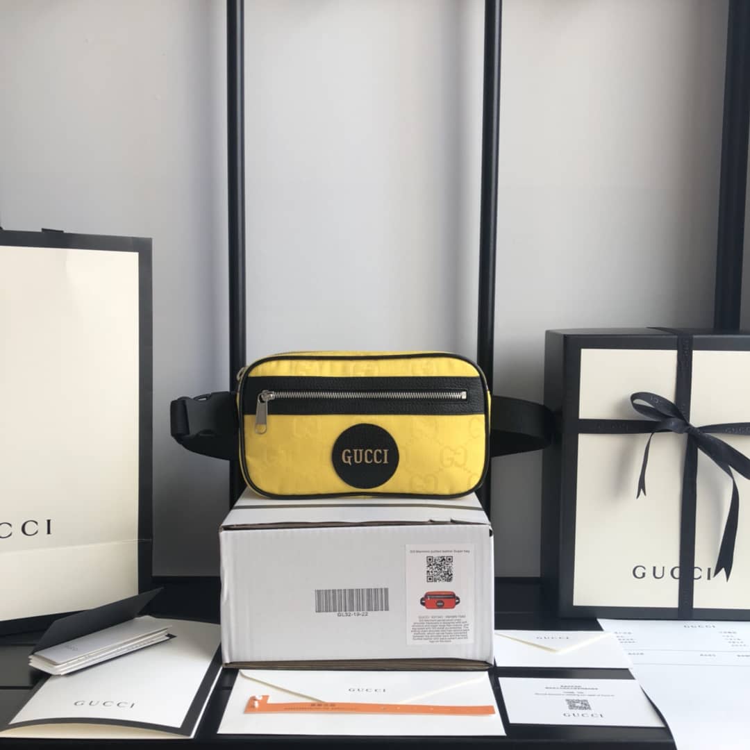 Best Replica Gucci Off The Grid GG Belt Bag Replica Yellow 631341(ColaReps)