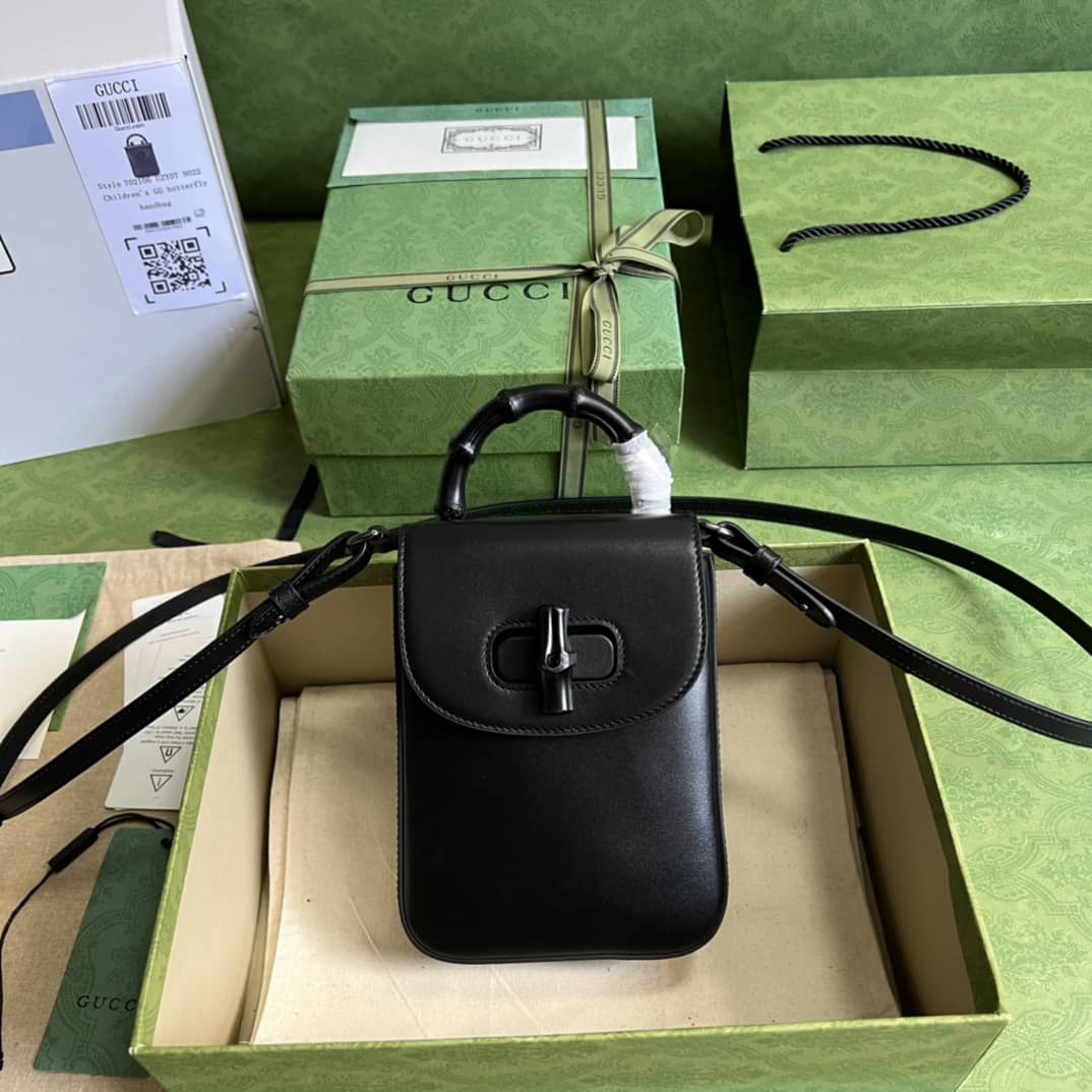 Gucci Bamboo Mini Crossbody Handbag 702106 Replica