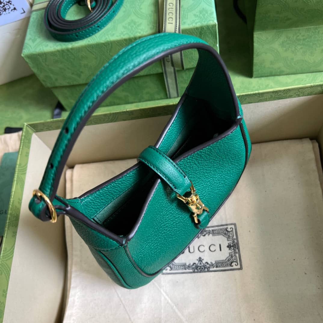 Gucci Jackie 1961 Mini Hobo Bag Black 637091 Replica