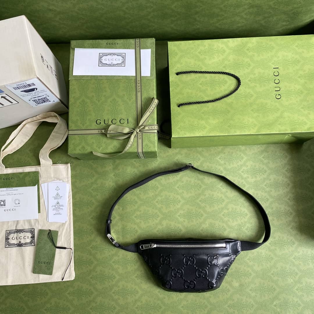 Gucci GG Embossed Belt Bag Replica 658582