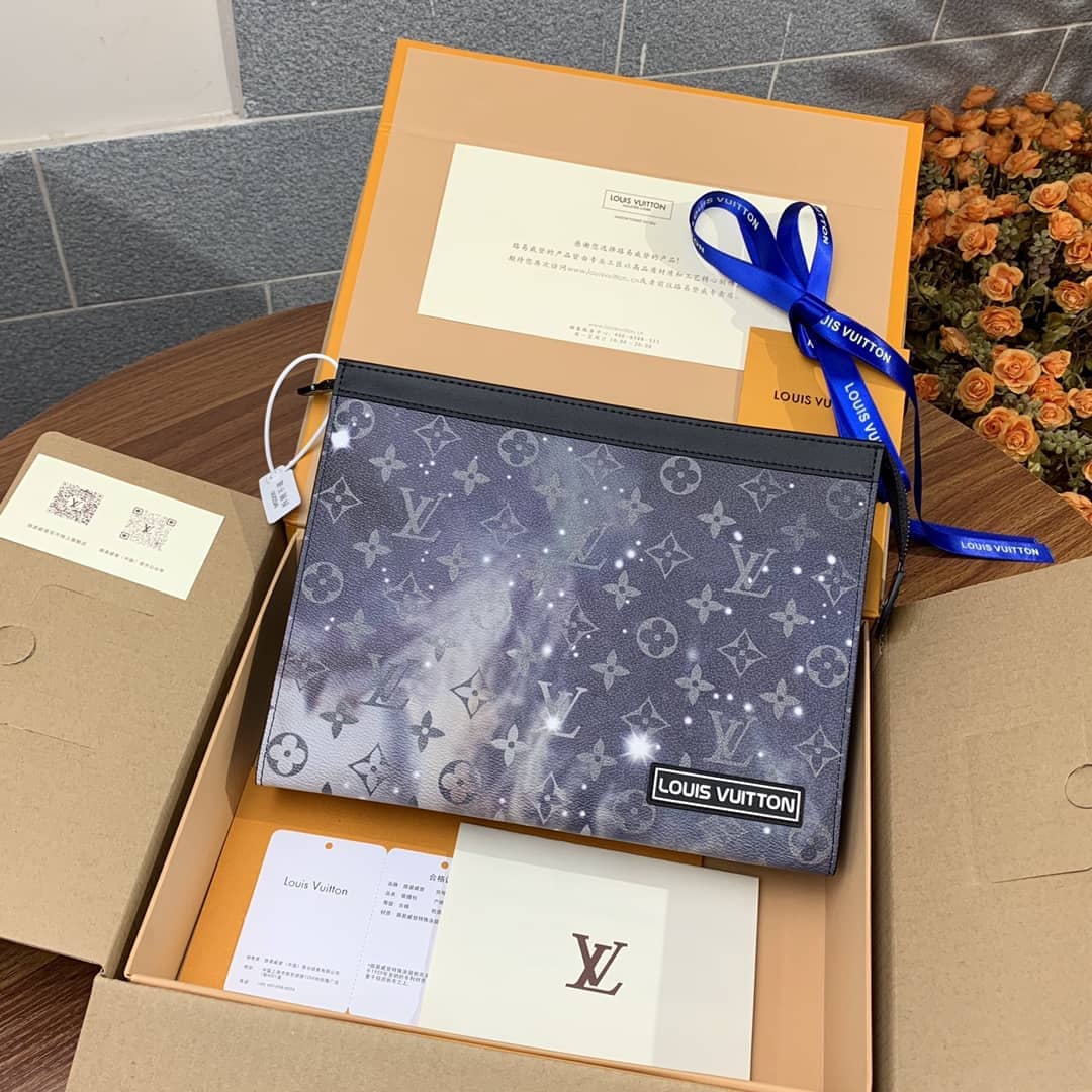 Louis Vuitton Monogram Galaxy Pochette Voyage MM M44448 Replica Clutch