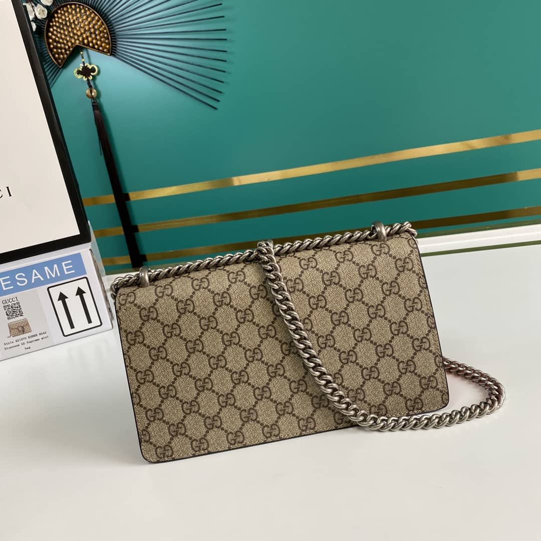 Gucci Dionysus GG Supreme Small Crossbody Bag Replica 499623