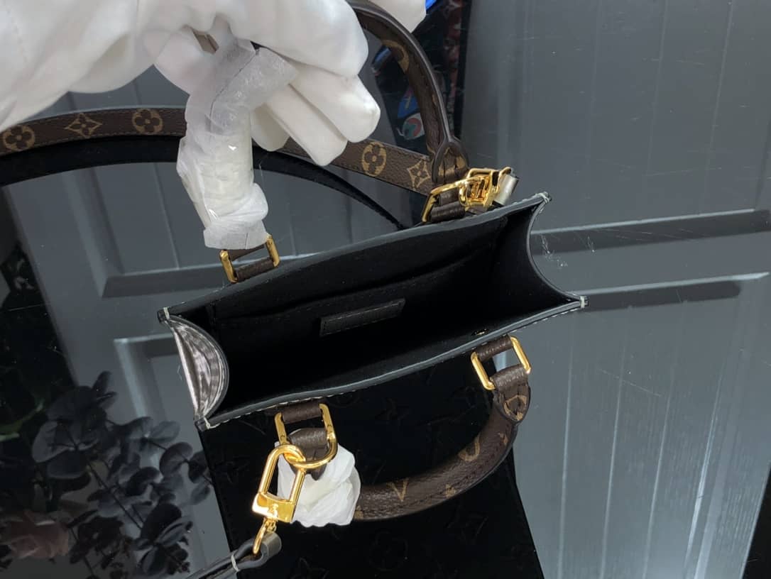 Louis Vuitton Petit Sac Plat Flat Shoulder Bag Replica Gray M80169