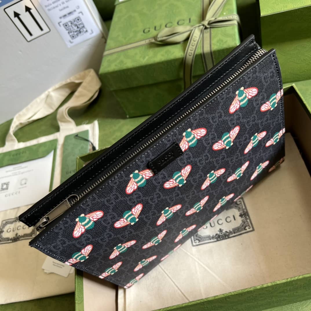 Gucci Bestiary Clutch With Bee 674873 Replica