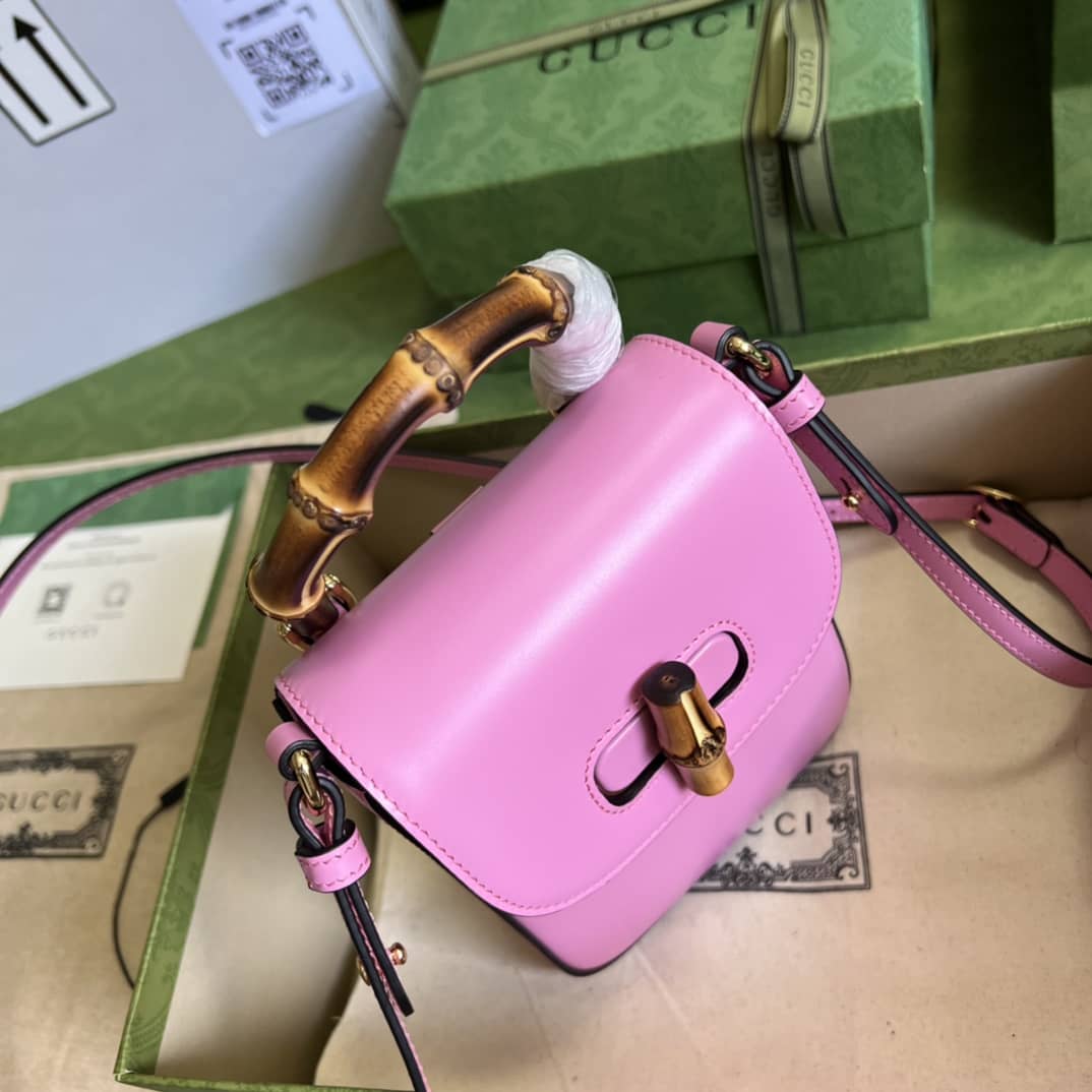 Gucci Bamboo Mini Crossbody Handbag 702106 Replica