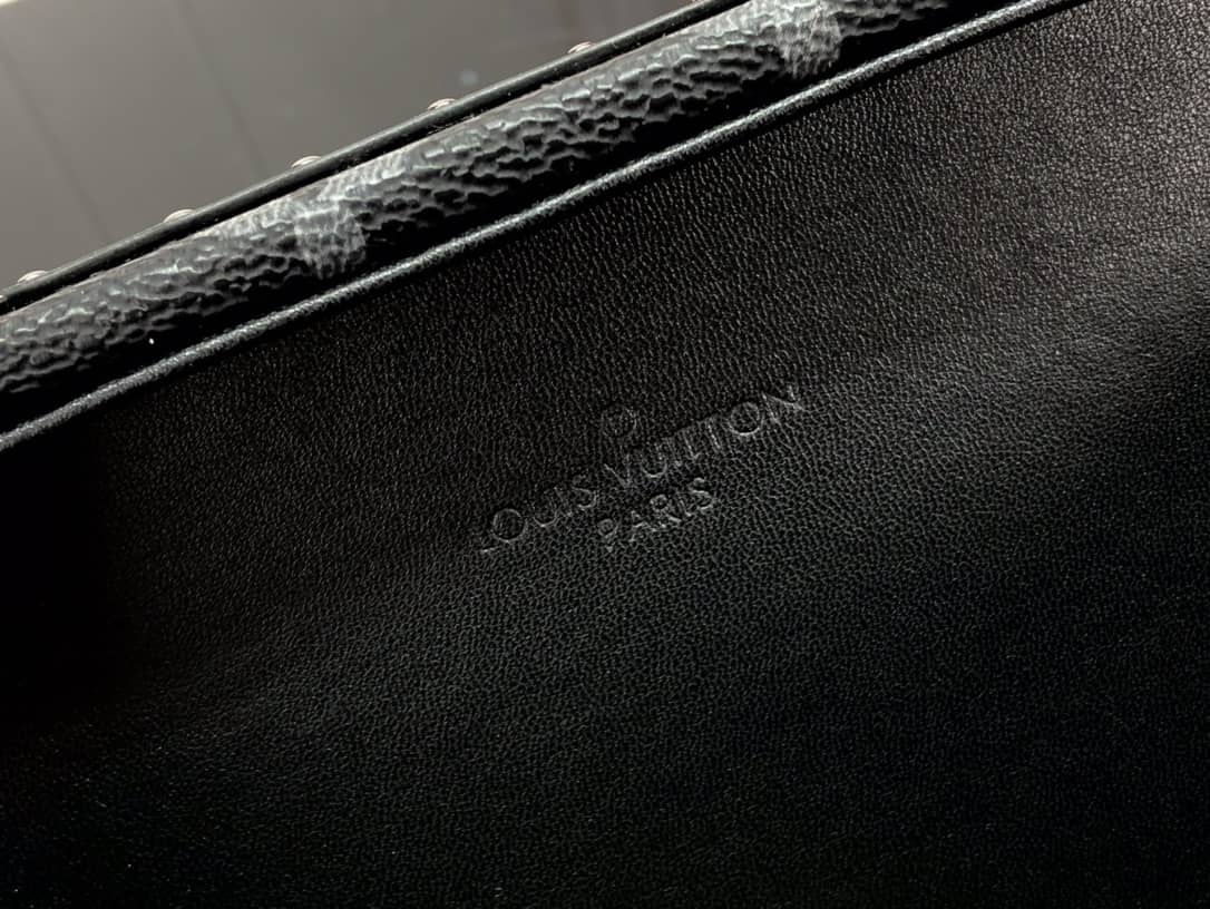 Louis Vuitton Monogram Eclipse Replica Box Bag Black M43580