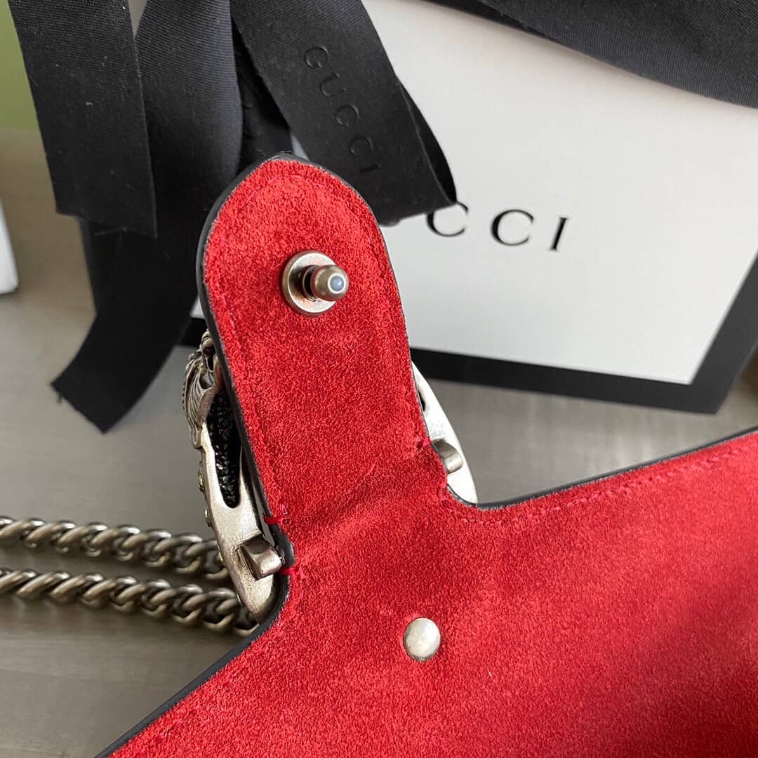Gucci GG Dionysus Small Shoulder Bag Replica Red 499623