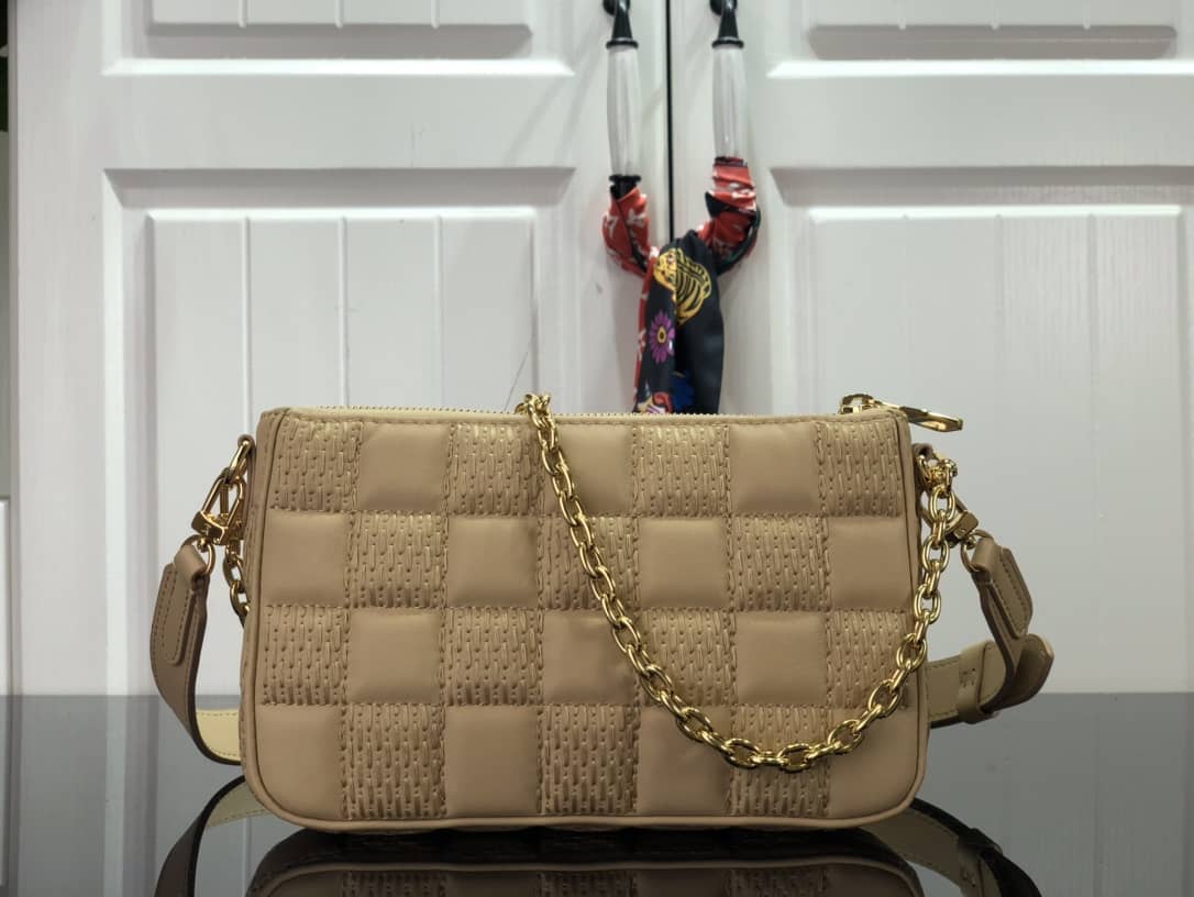 Louis Vuitton Pochette Troca Replica Shoulder Bag Beige M59046