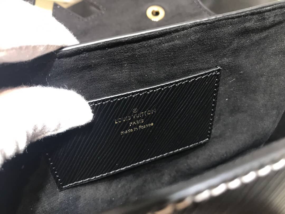 Louis Vuitton Epi Leather Twist MM Replica Bag Black
