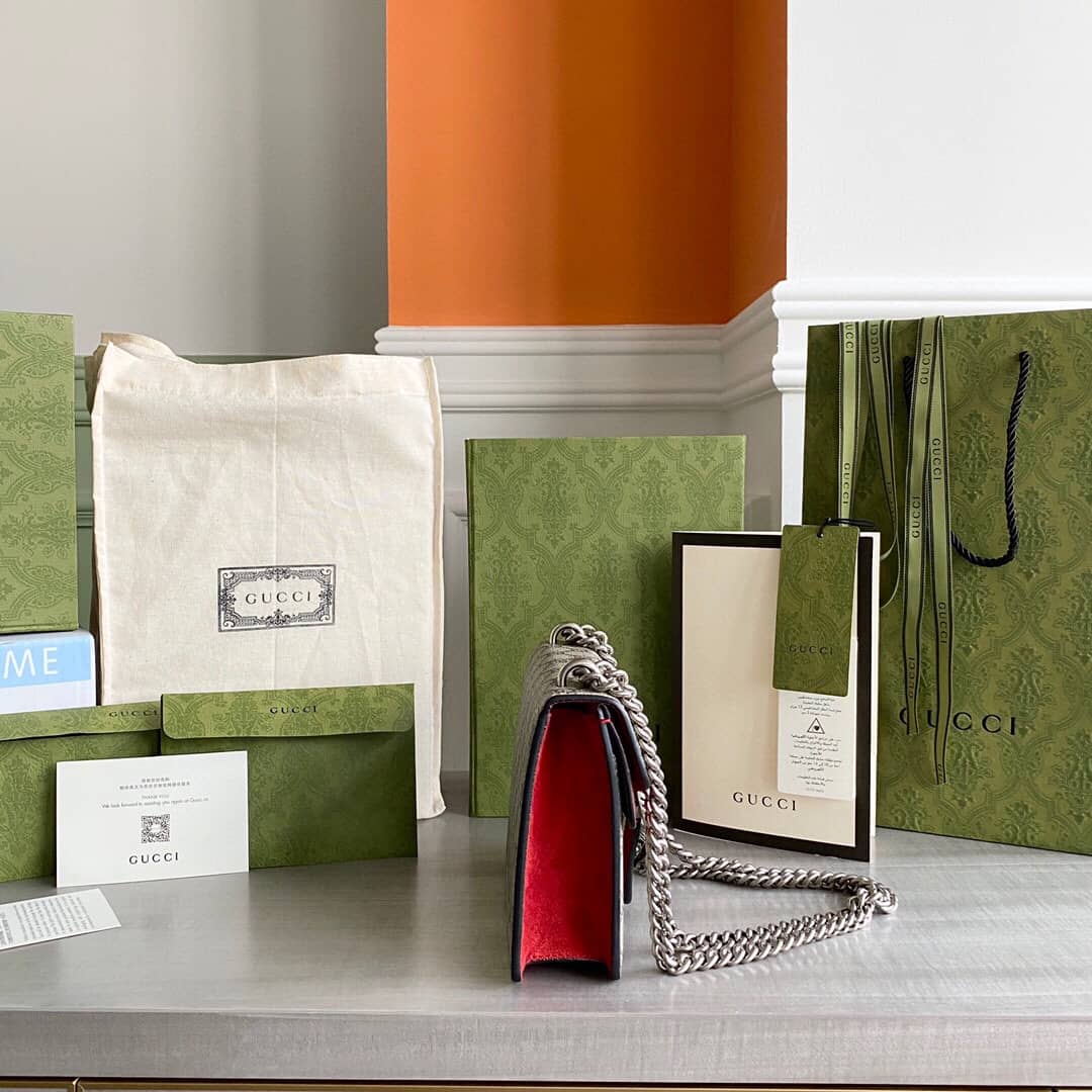 Gucci Dionysus Dupe Supreme Dionysus 2way Mini Chain Shoulder Bag Replica Red 421970