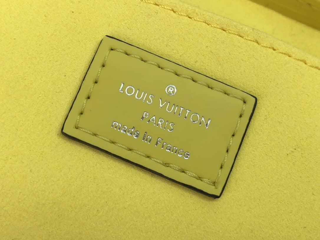 Louis Vuitton Petit Sac Plat Flat Shoulder Bag Replica Yellow M80169