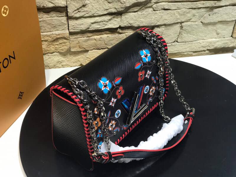 Louis Vuitton Twist MM AAA Fake Leather Chain Shoulder Bag