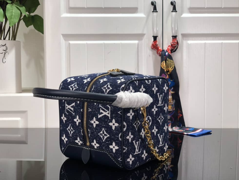 Louis Vuitton Square Denim Leather M59611 Replica Bag