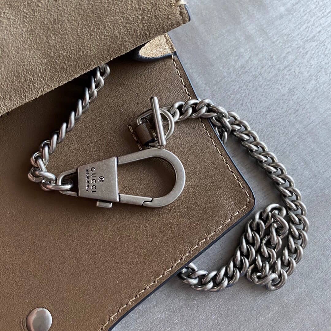 Gucci Dionysus GG Supreme Super Mini Bag Replica Gray 476432