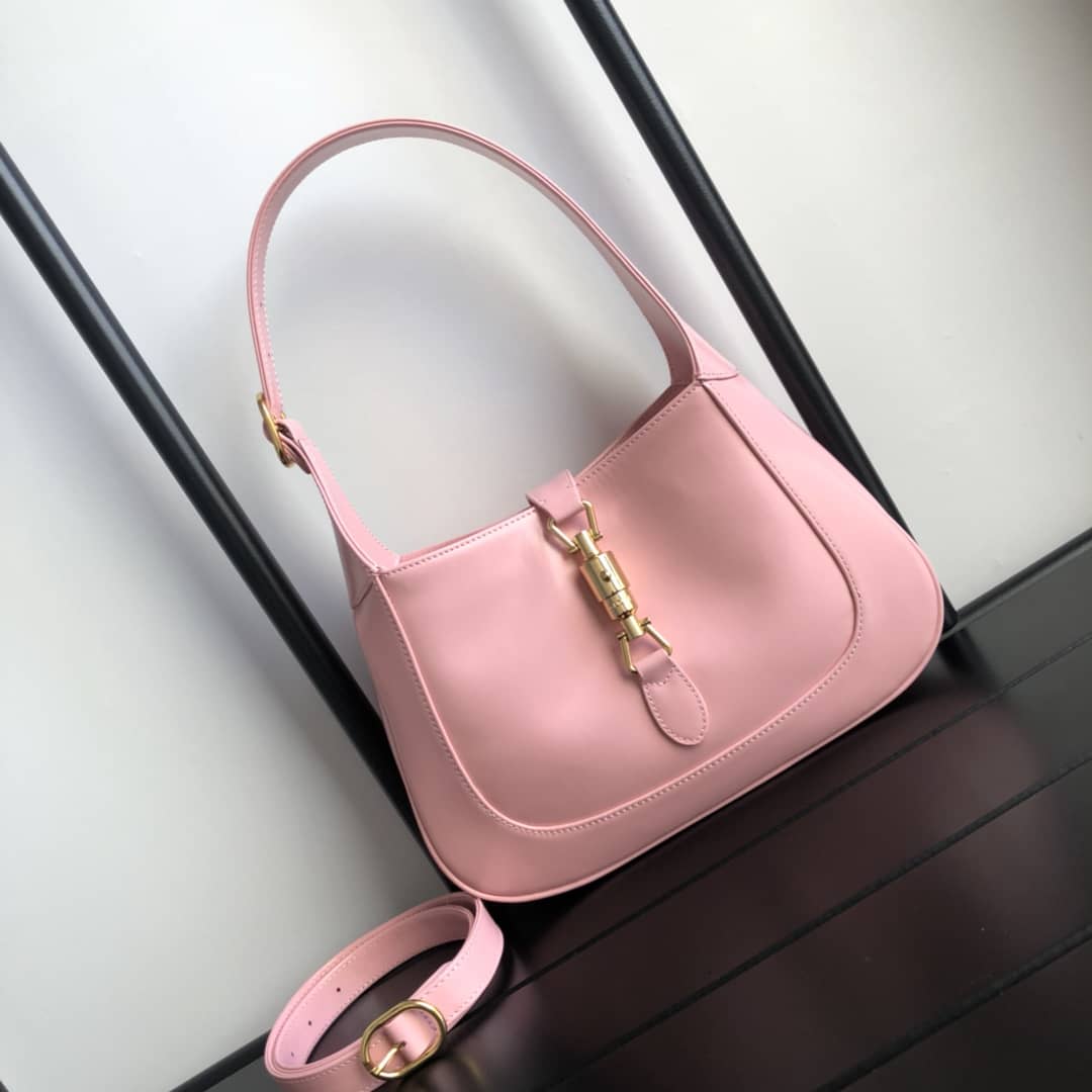 Gucci GG Jackie 1961 Small Hobo Shoulder Bag Replica Pink 636709