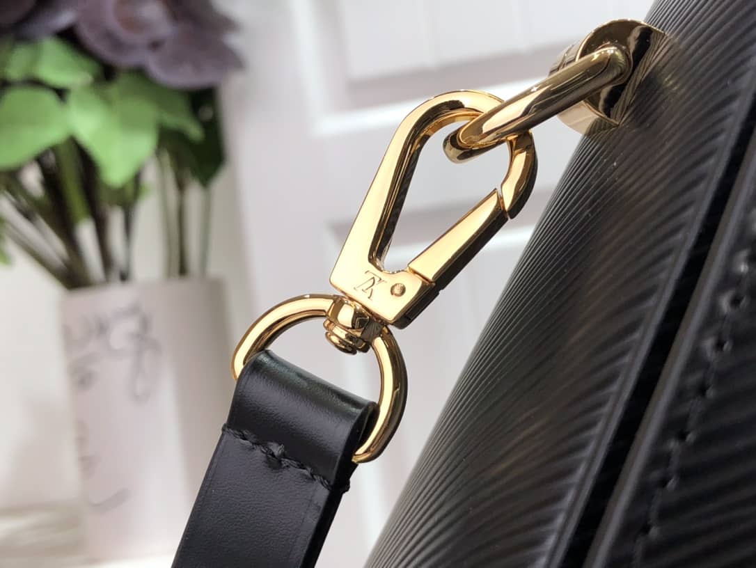 Louis Vuitton Twist MM Epi Grained Leather Replica Bag Black M58689