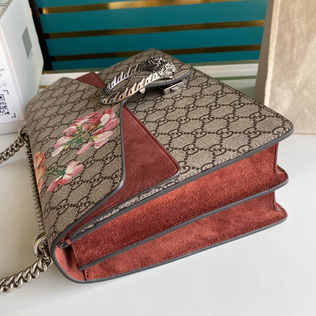 Gucci Dionysus Supreme Monogram Chain Medium Shoulder Bag Replica 403348