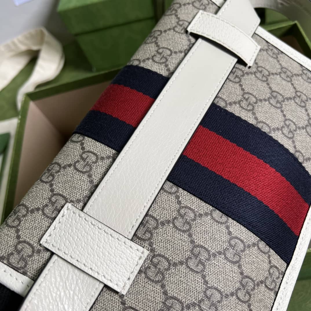 Gucci Ophidia White 674081 Replica Belt Bag