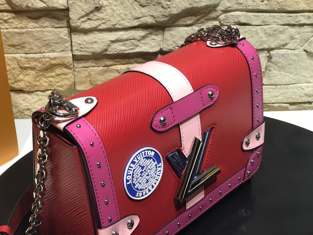 Louis Vuitton Twist MM Bag Red M50296 Replica