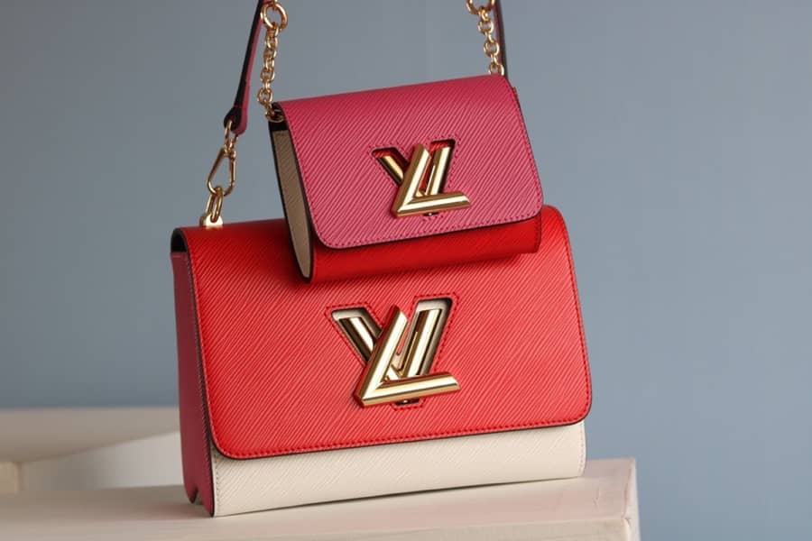 Louis Vuitton Epi Leather Twist Series Bag 2pcs/set
