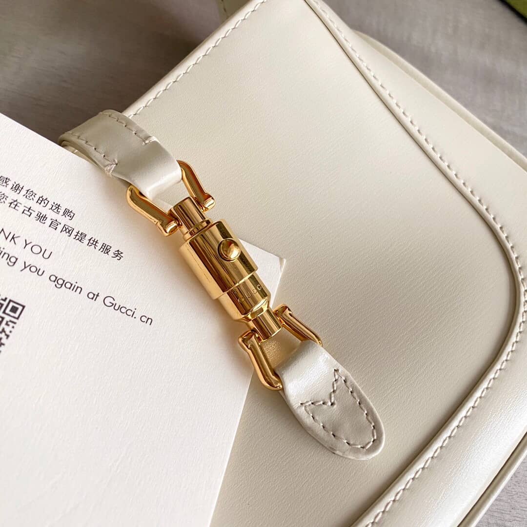 Gucci Jackie 1961 Mini Shoulder Bag Replica White 637091