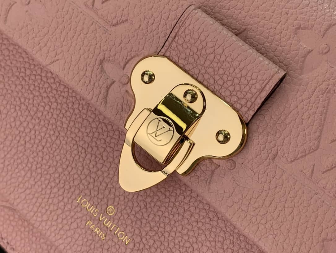 Louis Vuitton Vavin Chain Empreinte Leather Replica Bag Pink M63398