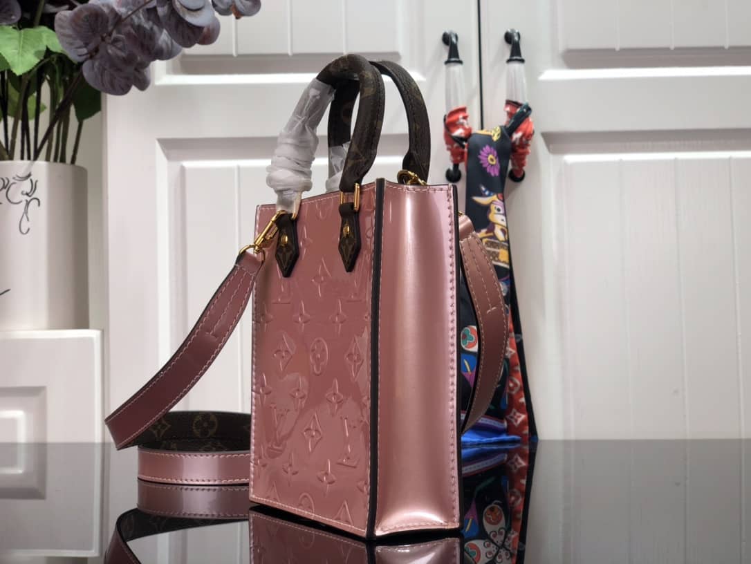 Louis Vuitton Petit Sac Plat Flat Shoulder Bag Replica Pink M80169