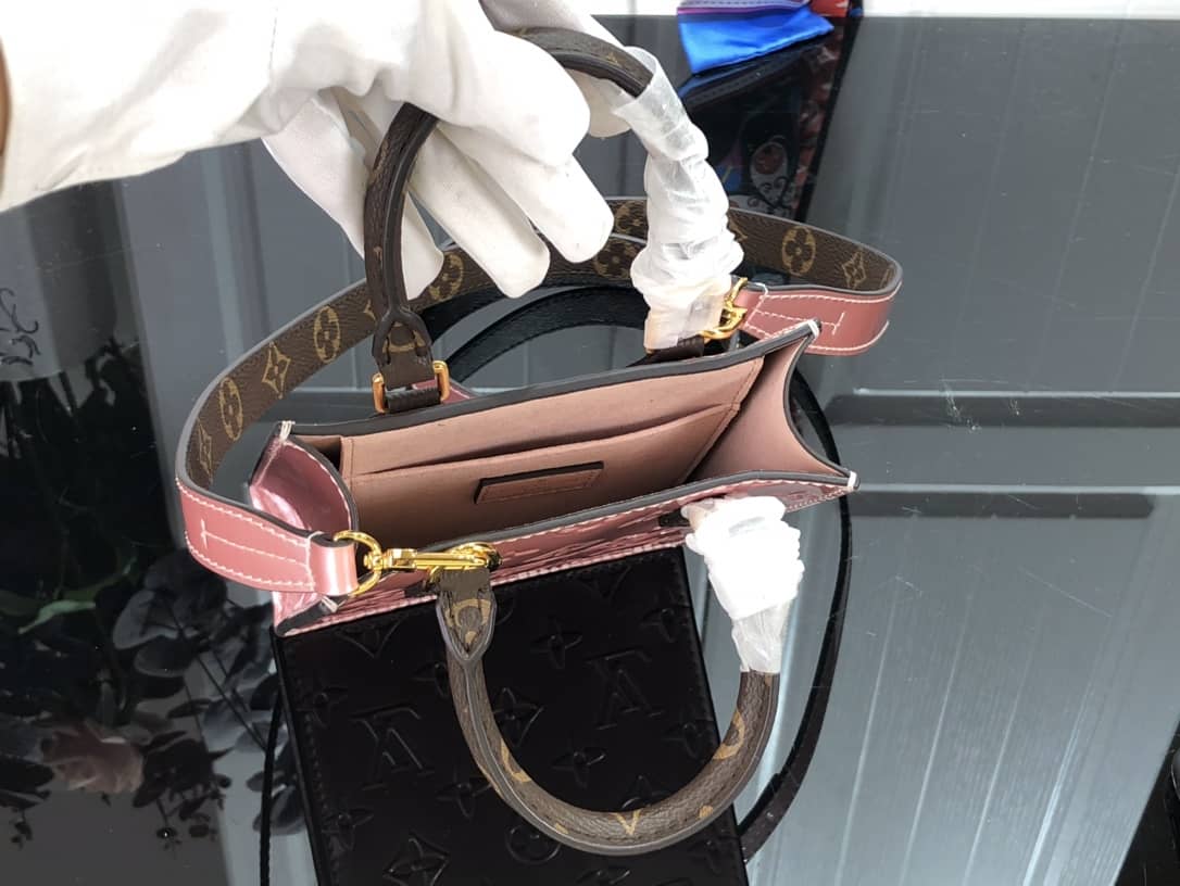 Louis Vuitton Petit Sac Plat Flat Shoulder Bag Replica Pink M80169