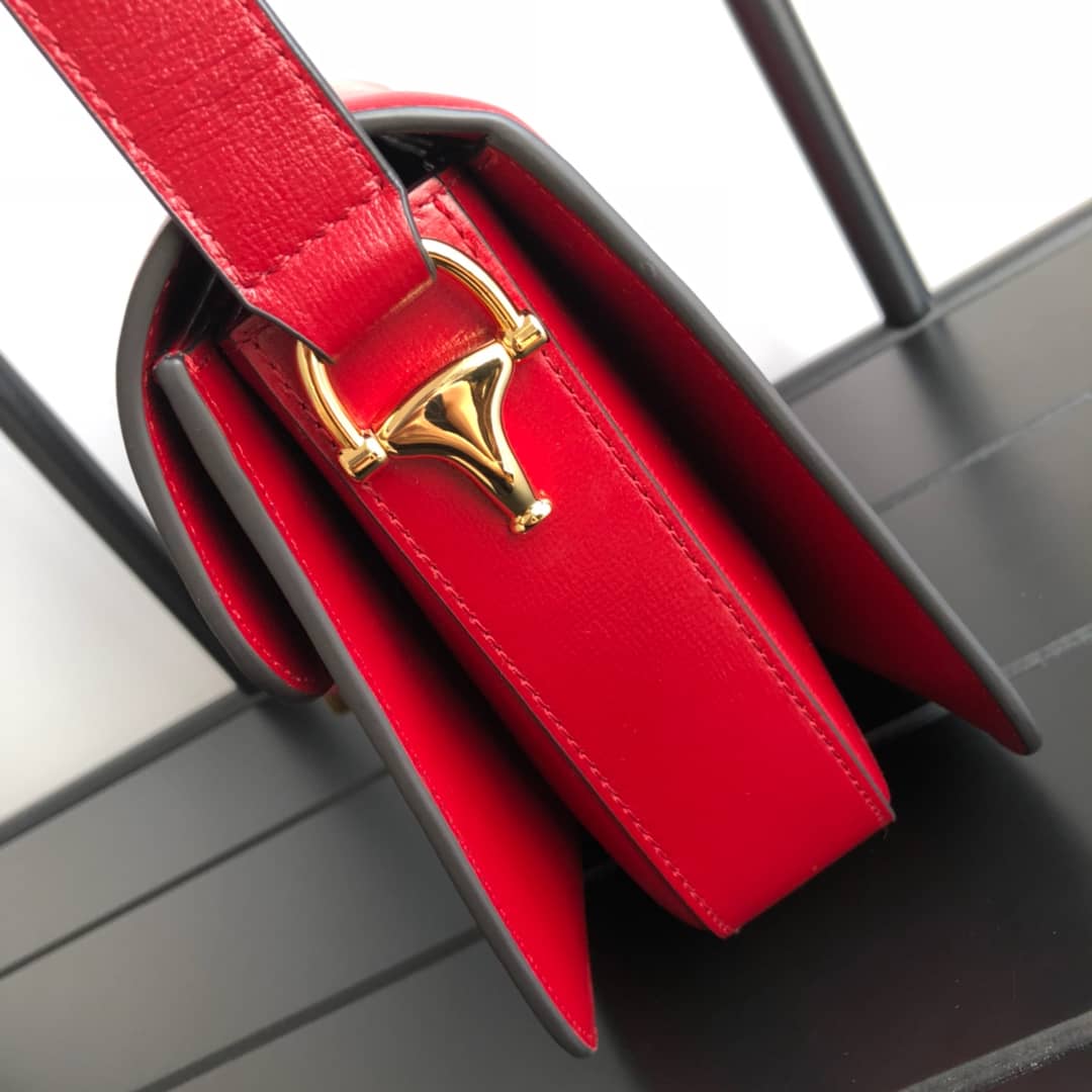 Gucci Horsebit 1955 Shoulder Bag Replica Red 602204