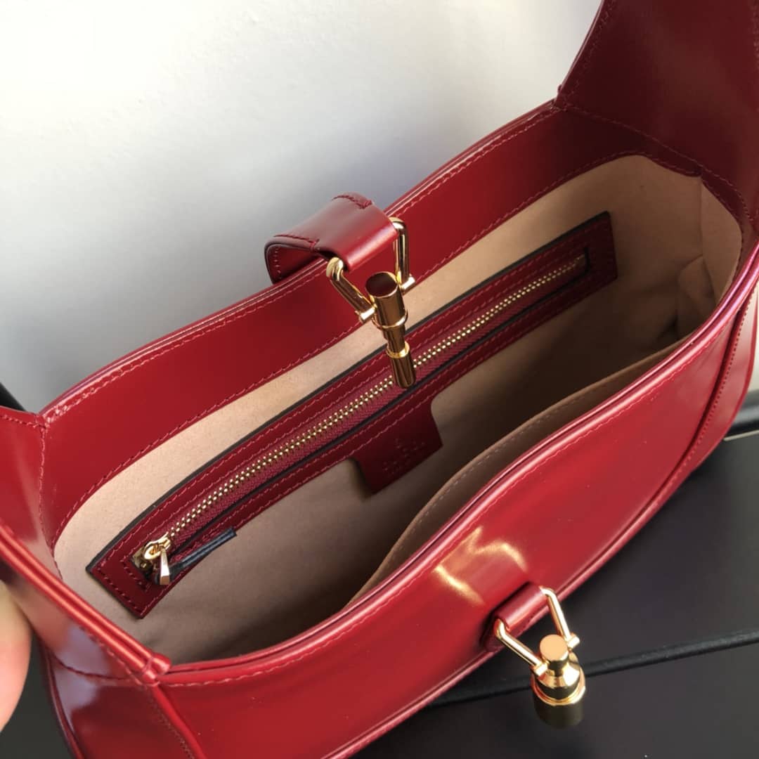 Gucci GG Jackie 1961 Small Hobo Shoulder Bag Replica Red 636709