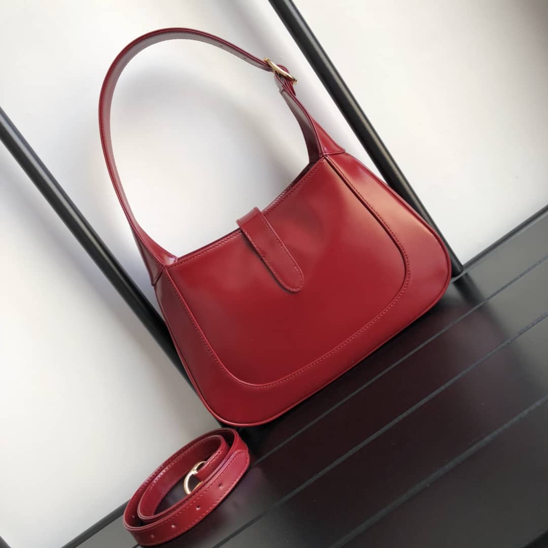 Gucci GG Jackie 1961 Small Hobo Shoulder Bag Replica Red 636709