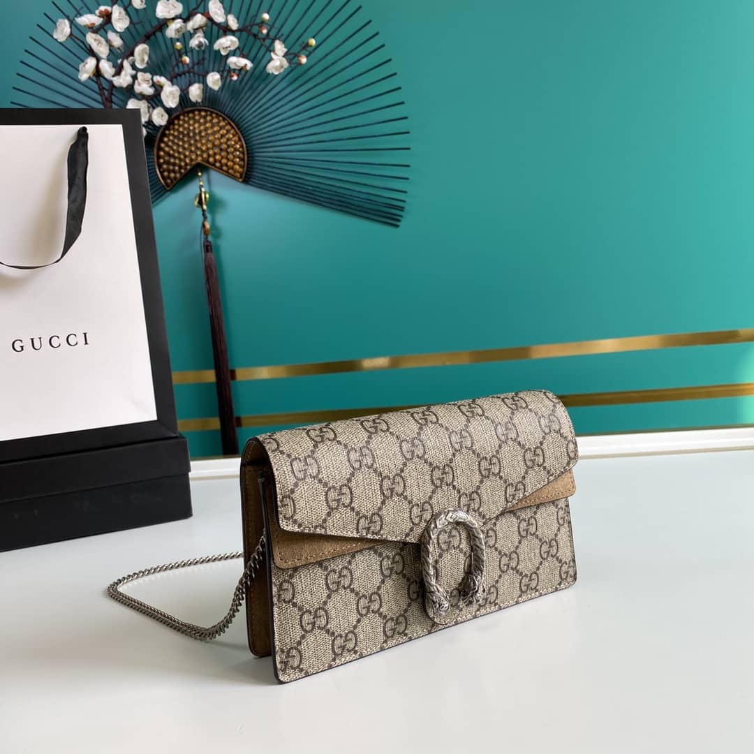 Gucci Dionysus GG Tweed Super Small Crossbody Bag Replica 476430