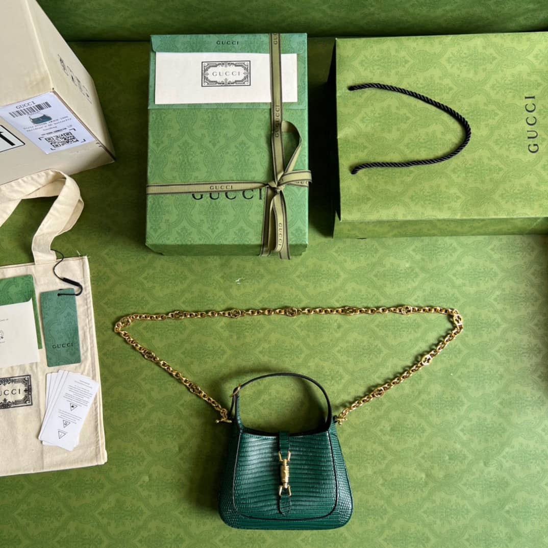 Gucci Jackie 1961 Mini Shoulder Bag Green 675799 Replica