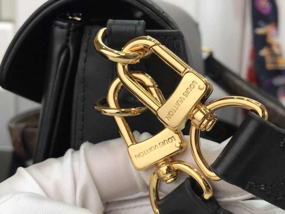 Louis Vuitton Swing Handbag Black M20393 Replica Shoulder Bag