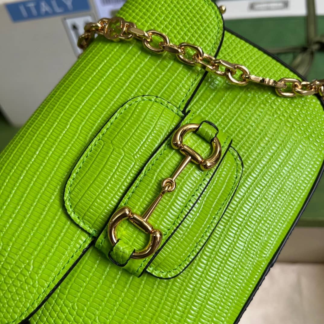 Gucci Horsebit 1955 Lizard Mini 675801 Replica Shoulder Bag