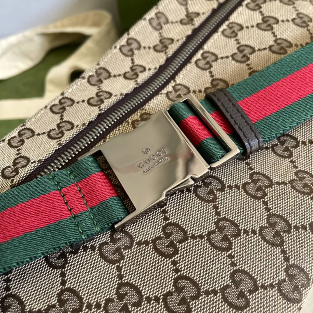 Gucci GG Canvas Waist Crossbody Belt Bag Replica 28566