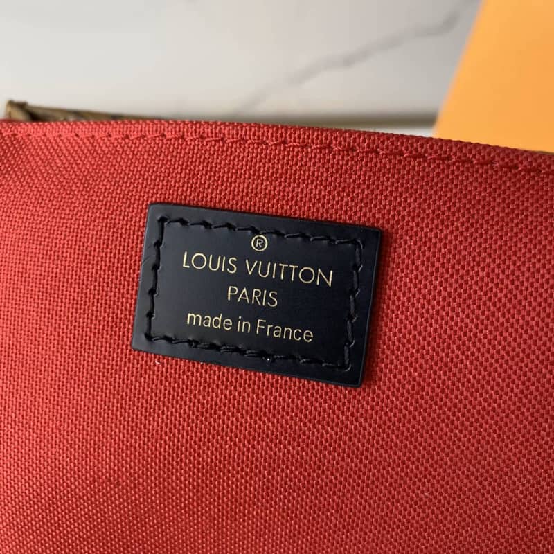 Louis Vuitton Monogram Petit Sac Plat 2Way Replica Shoulder Bag Brown M69442